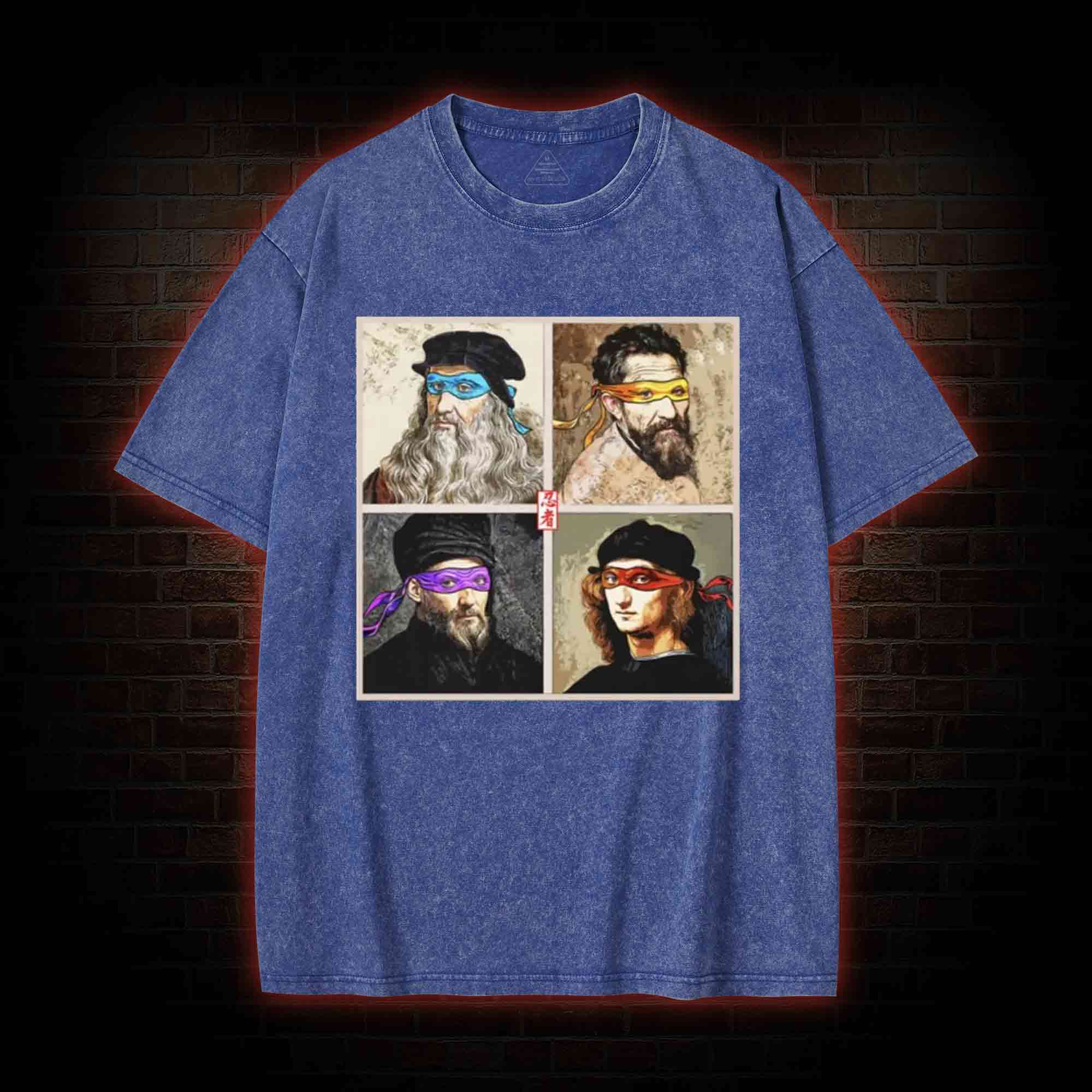 Masters of the Renaissance in the Light Washed T-shirt