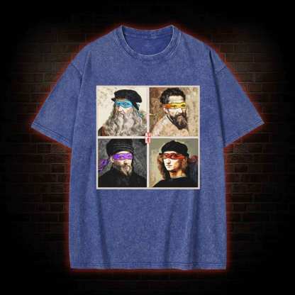 Masters of the Renaissance in the Light Washed T-shirt