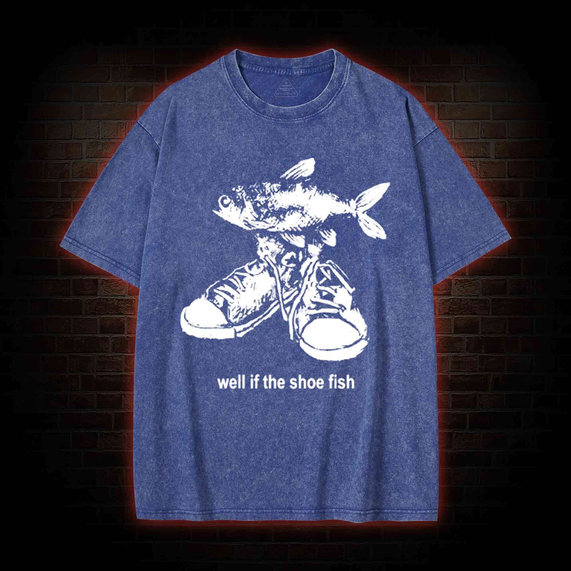 Well if the Shoe Fish Washed T-shirt