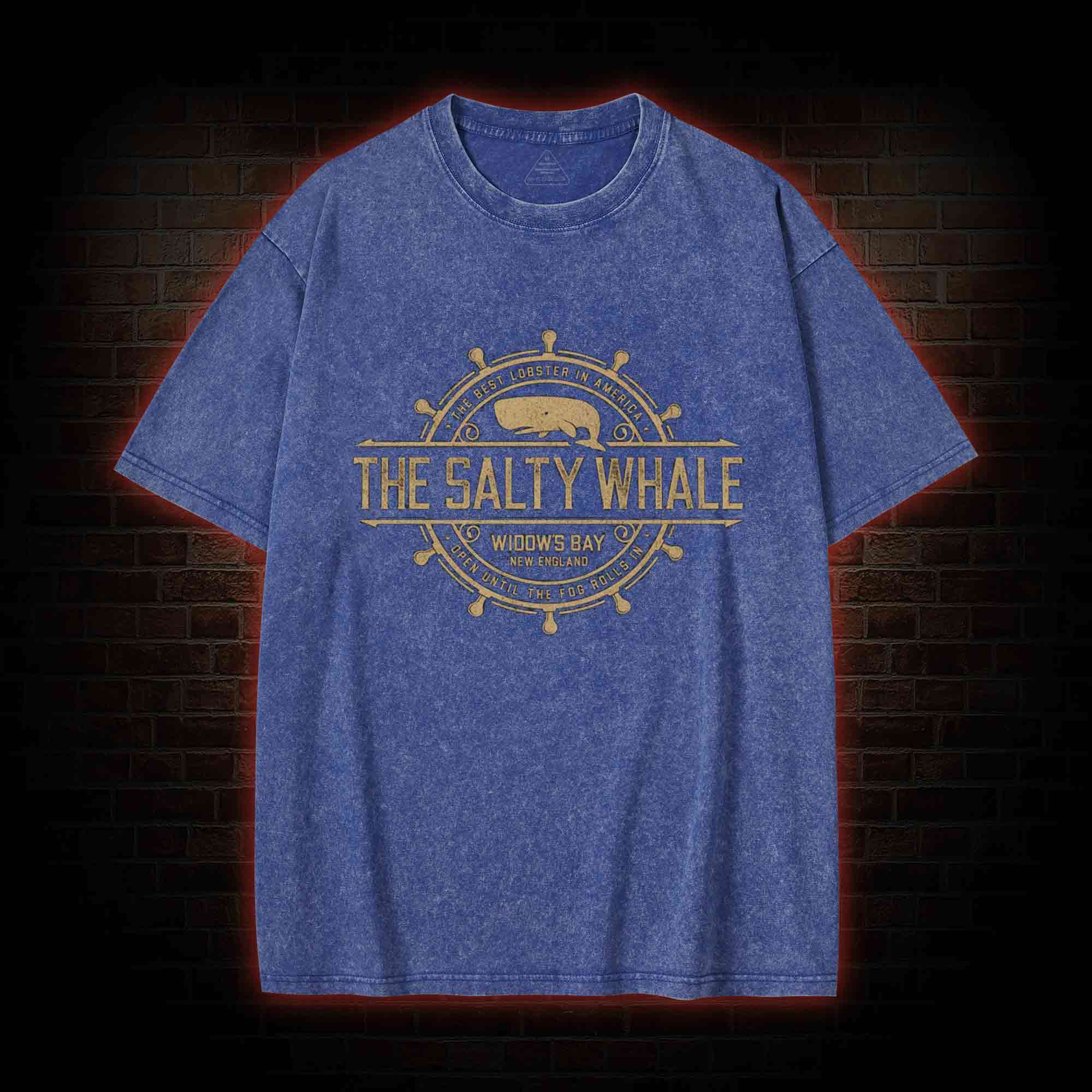 The Salty Whale Washed T-shirt