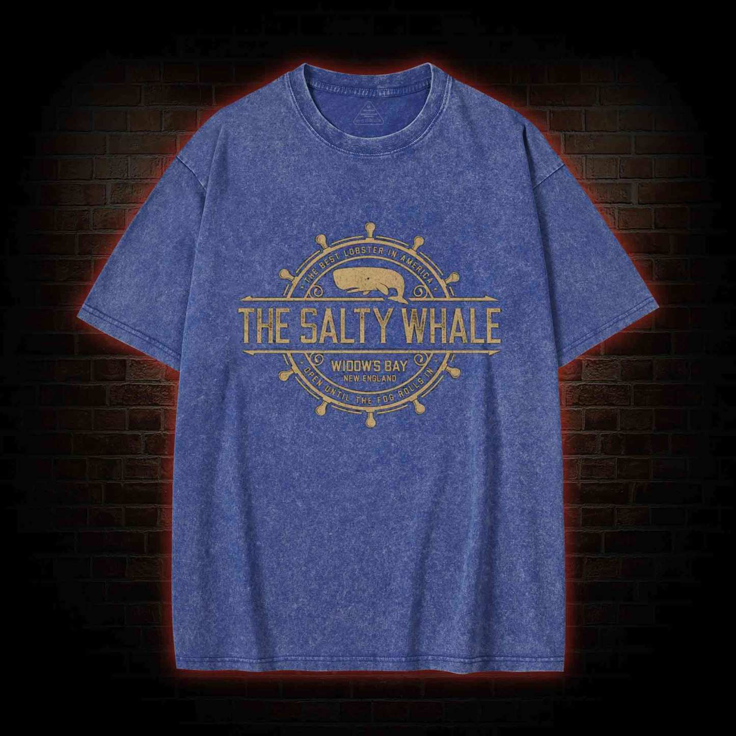 The Salty Whale Washed T-shirt