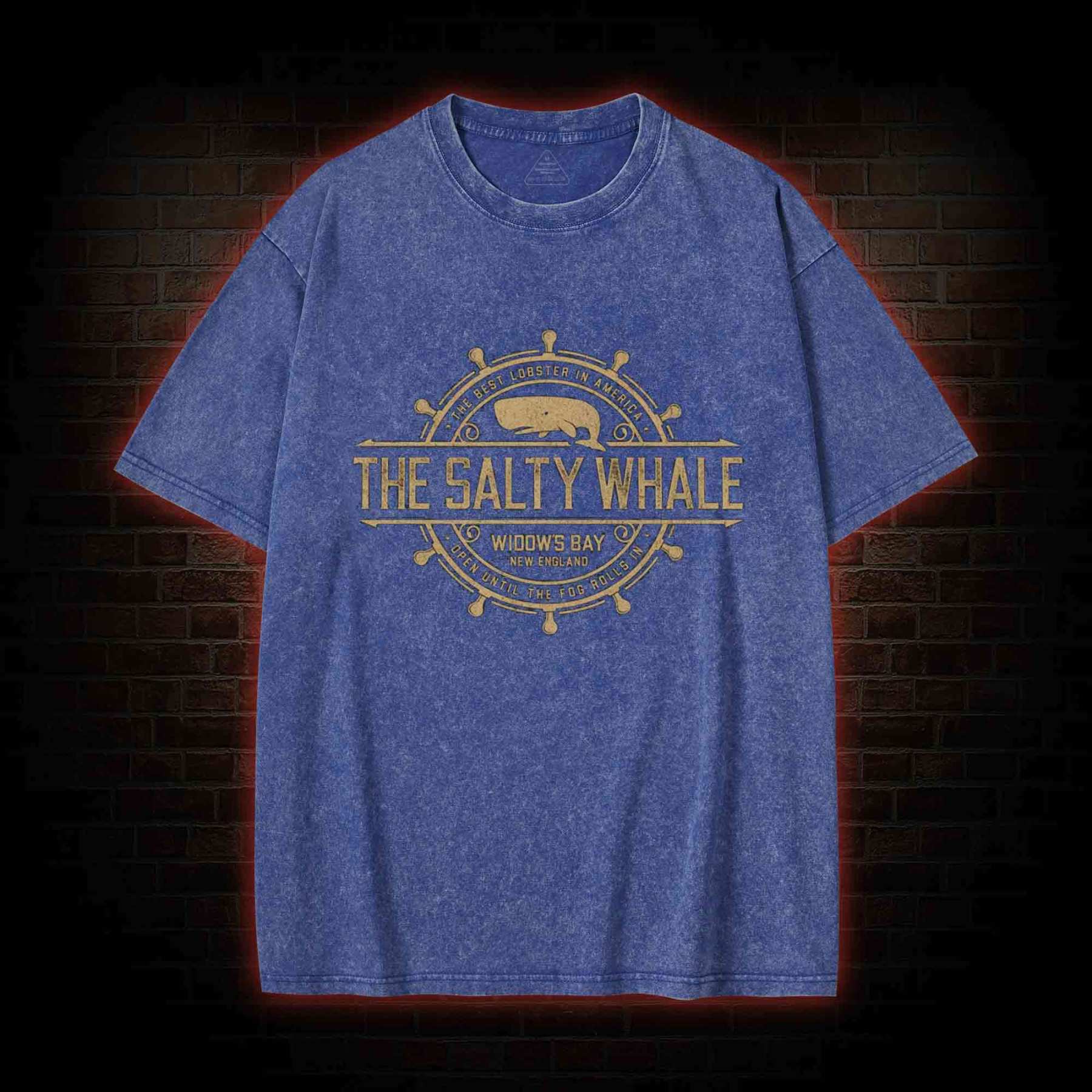 The Salty Whale Washed T-shirt
