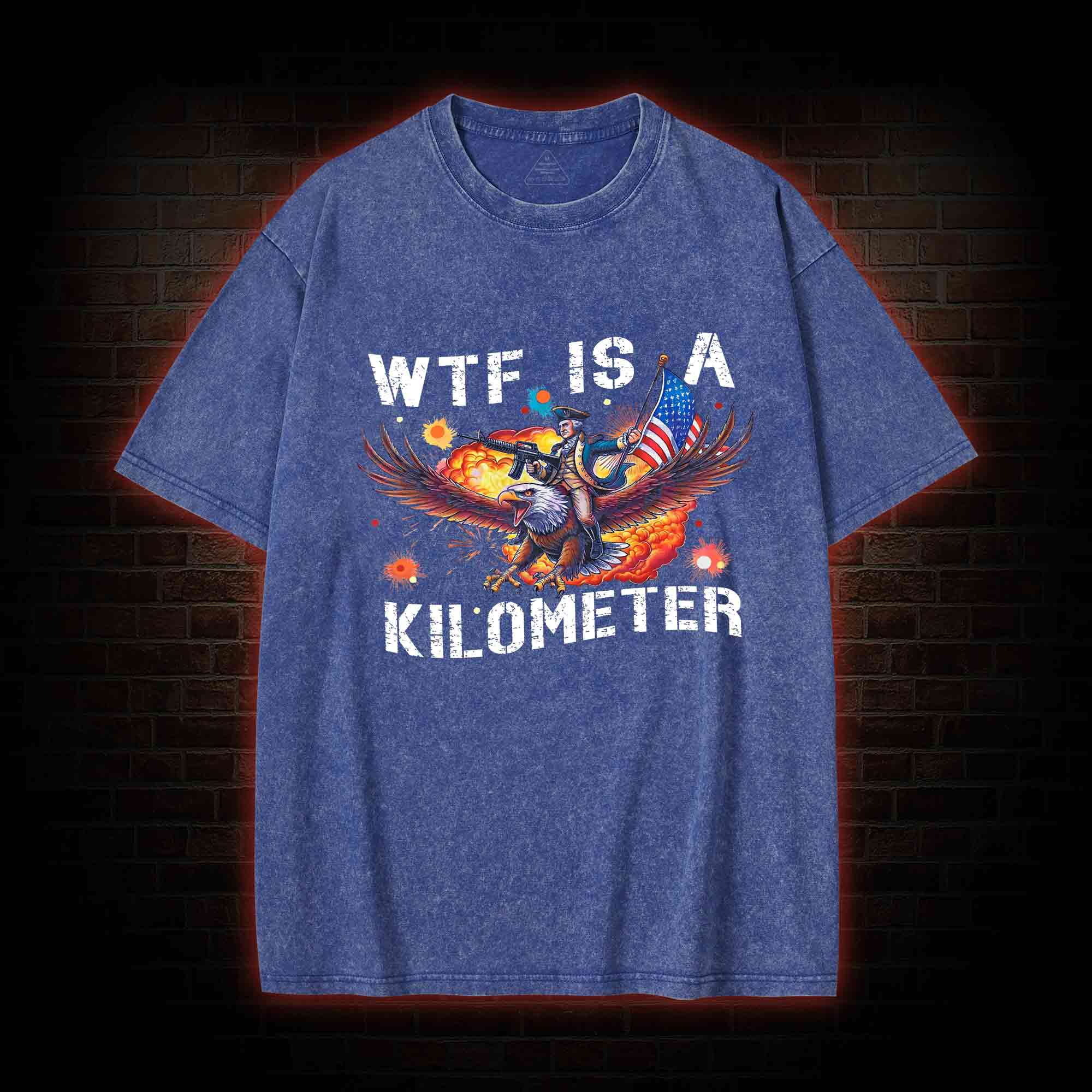 WTF is A Kilometer Washed T-shirt
