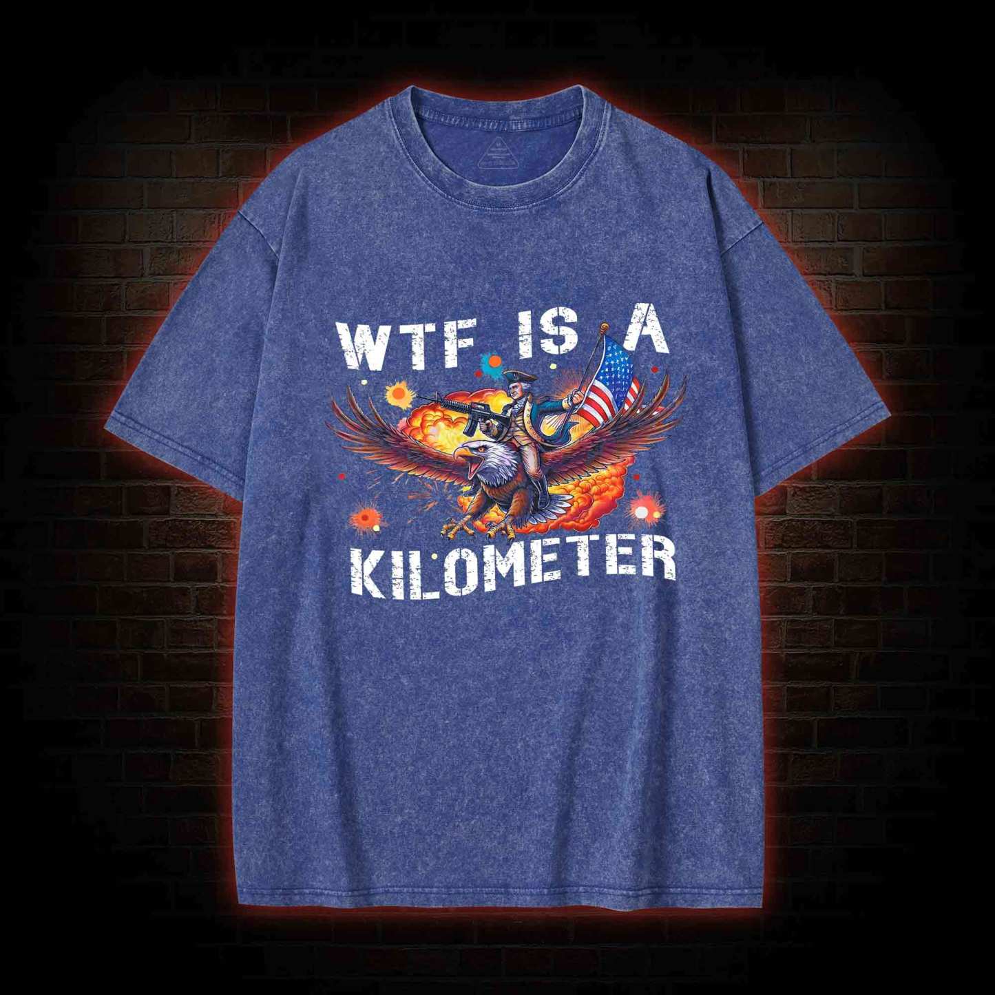 WTF is A Kilometer Washed T-shirt