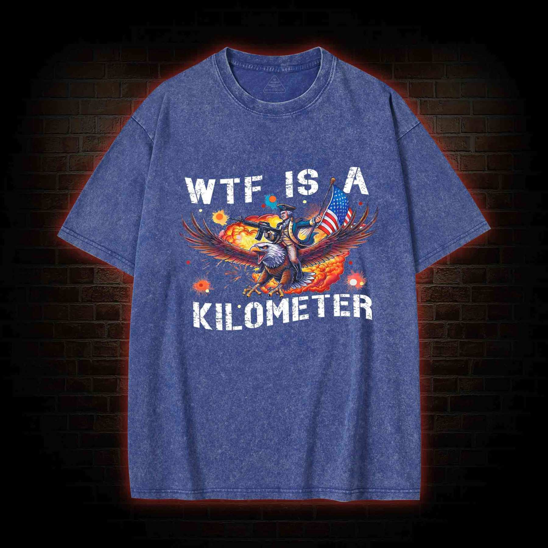 WTF is A Kilometer Washed T-shirt