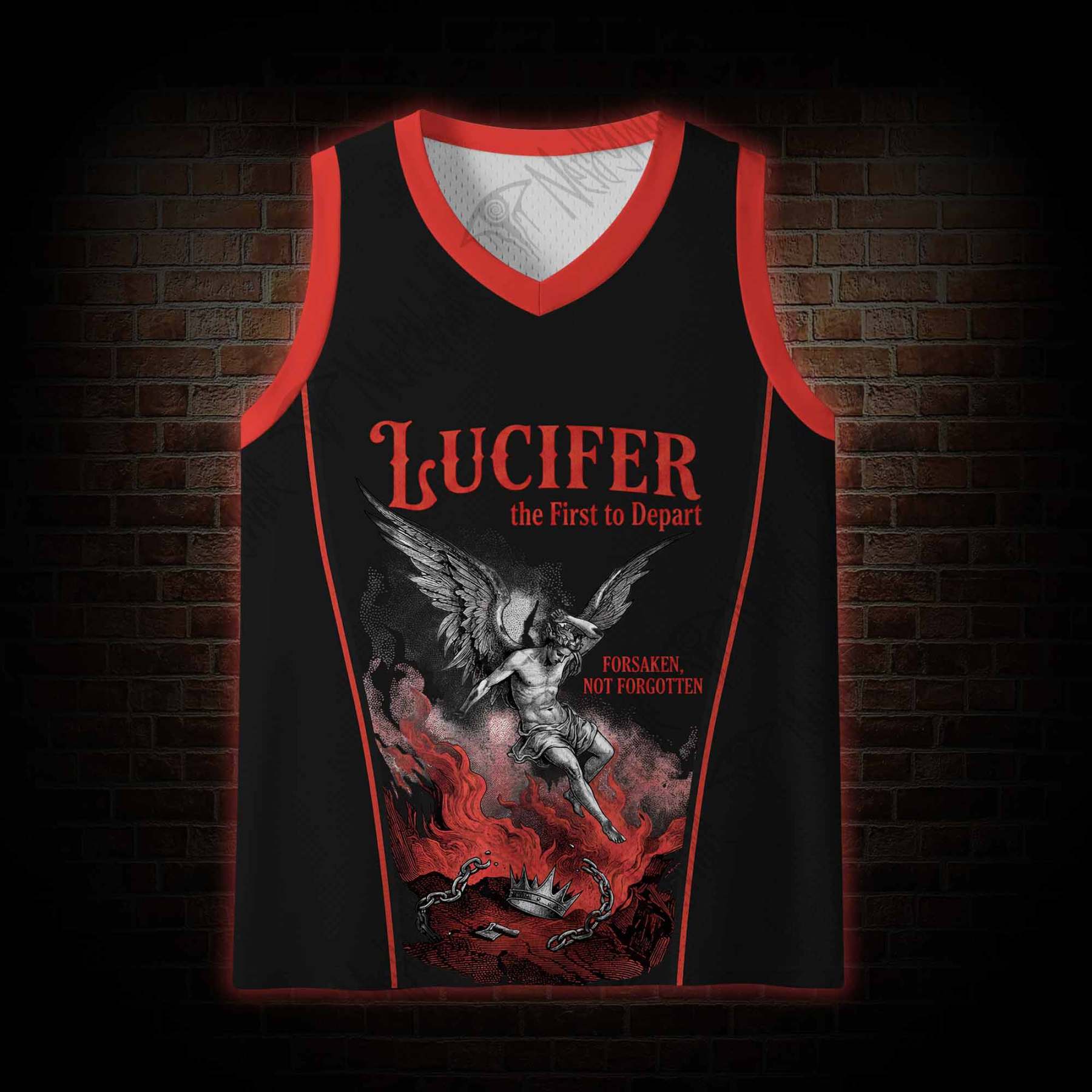 Lucifer Evil Mesh Jersey Tank Top