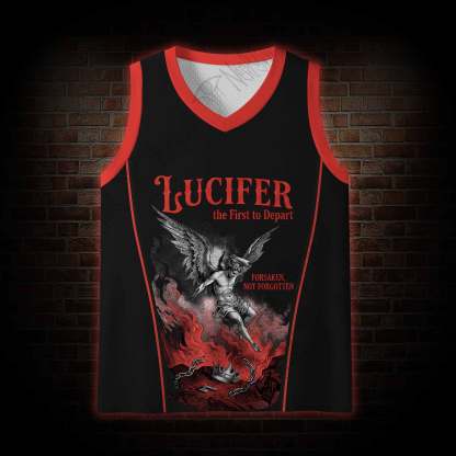 Lucifer Evil Mesh Jersey Tank Top
