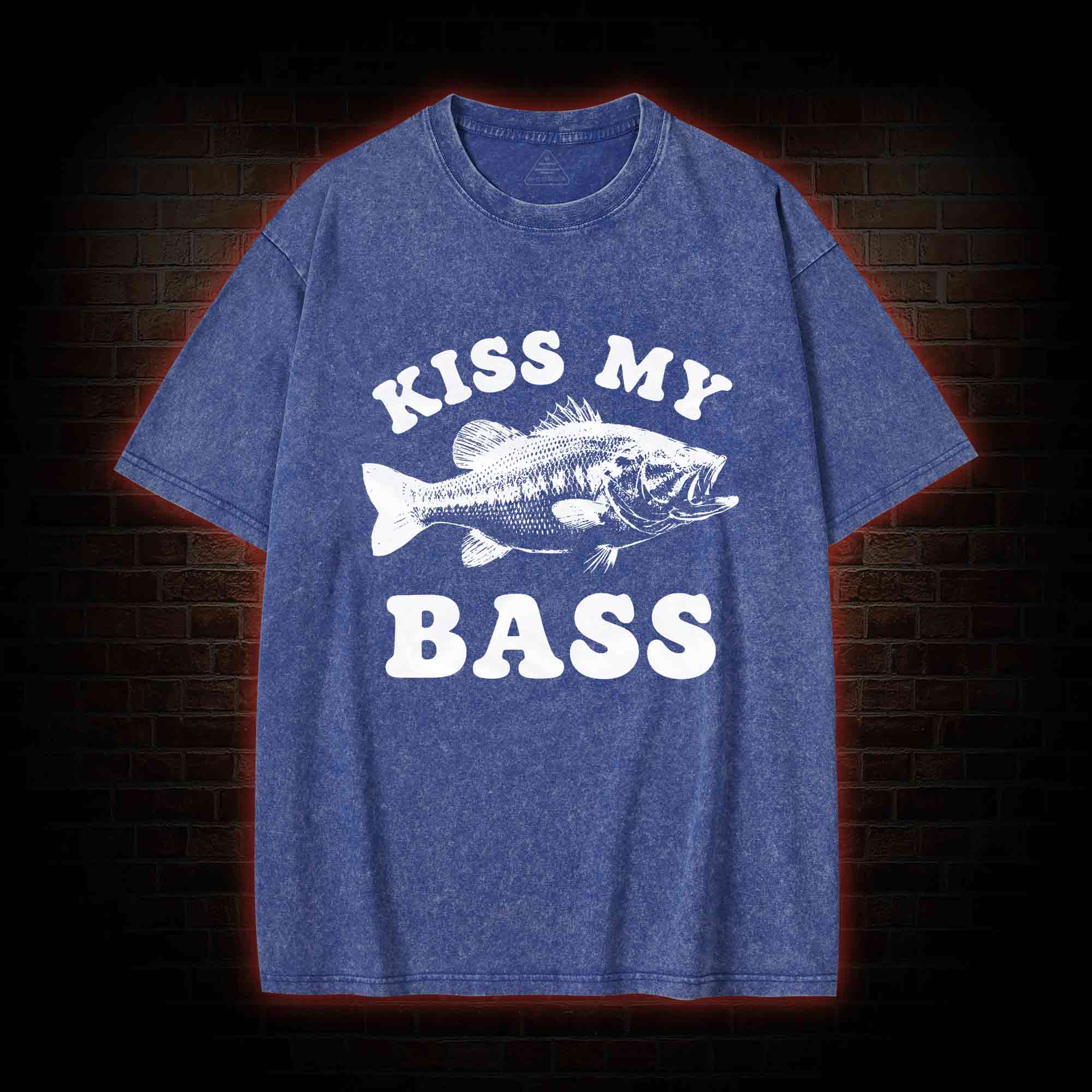 Kiss My Bass Washed T-shirt