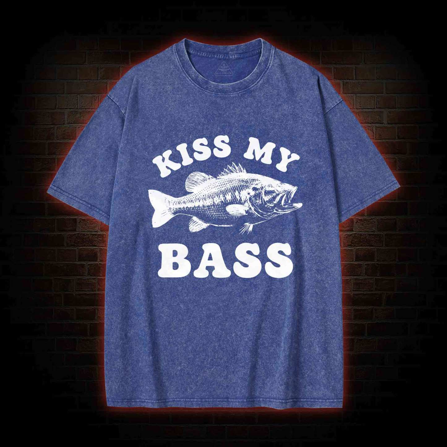 Kiss My Bass Washed T-shirt