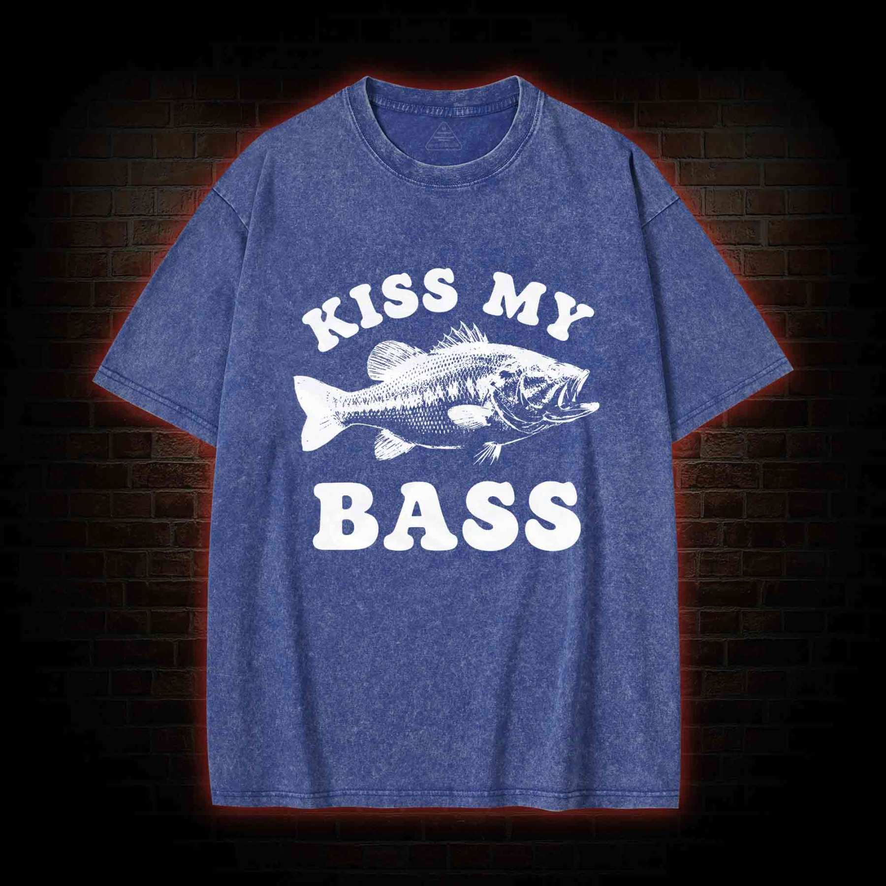Kiss My Bass Washed T-shirt