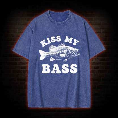 Kiss My Bass Washed T-shirt
