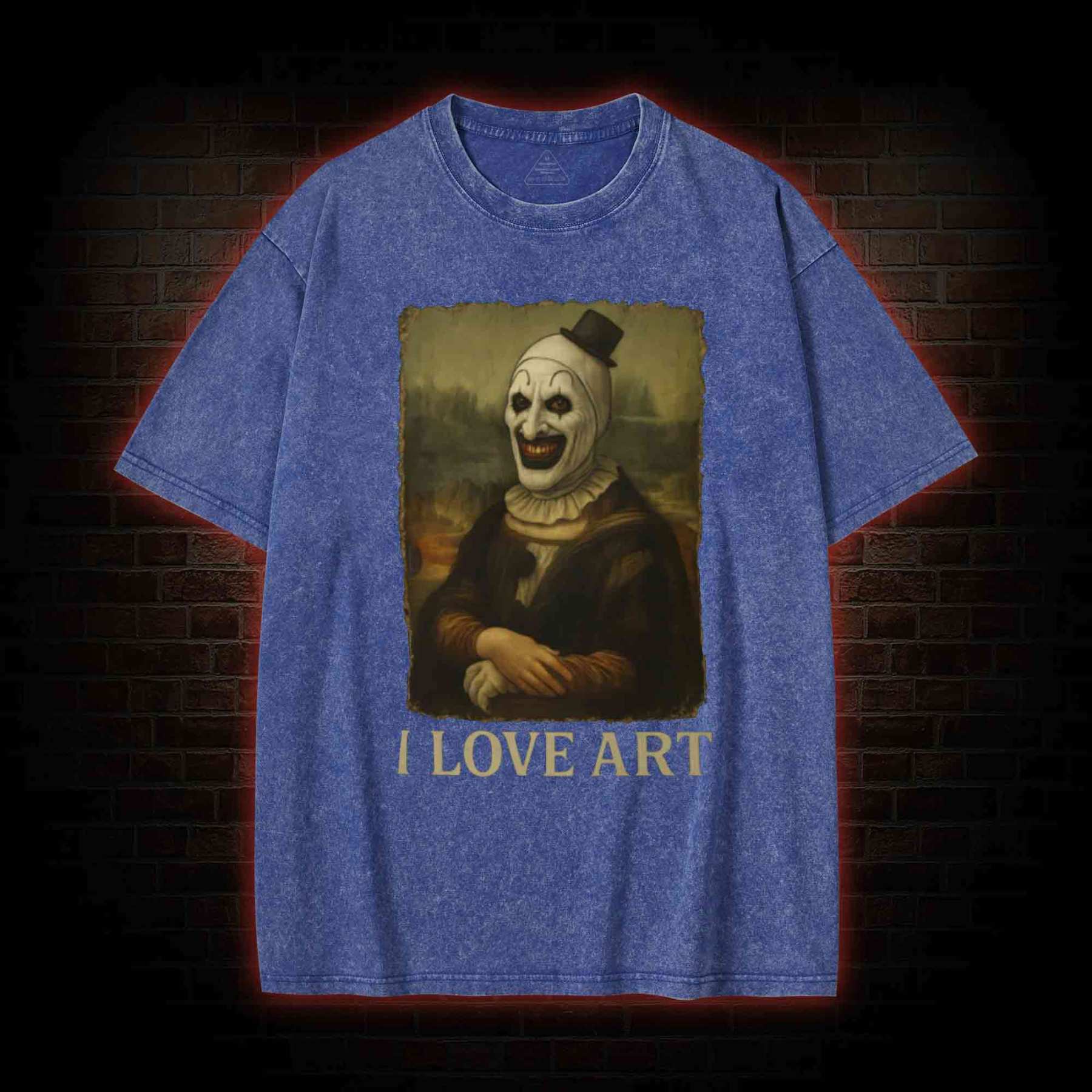 I Love Art Washed T-shirt