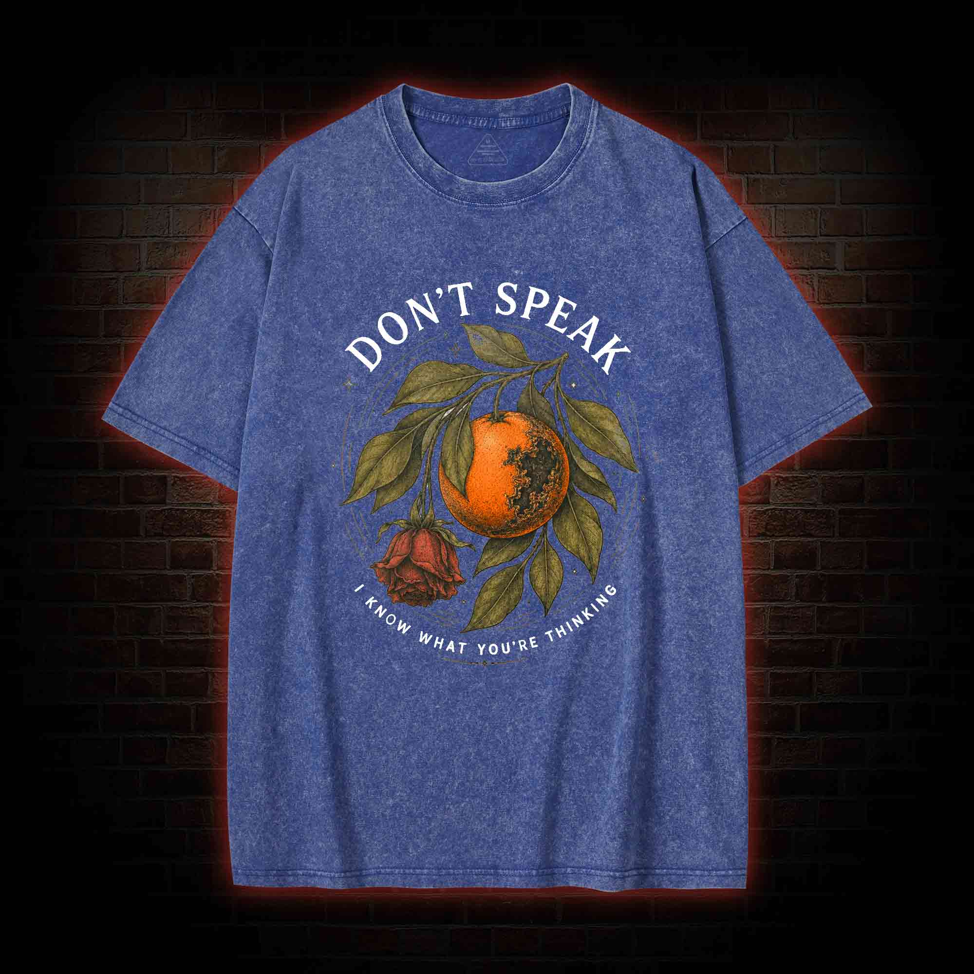 Don’t Speak Orange Washed T-shirt
