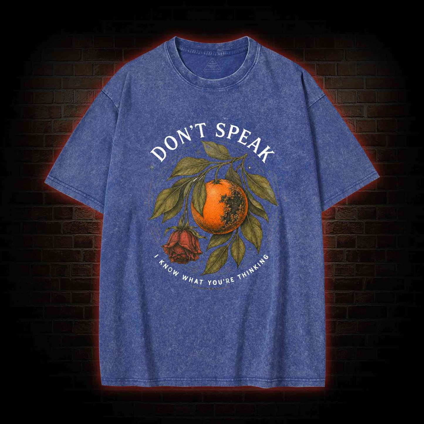 Don’t Speak Orange Washed T-shirt