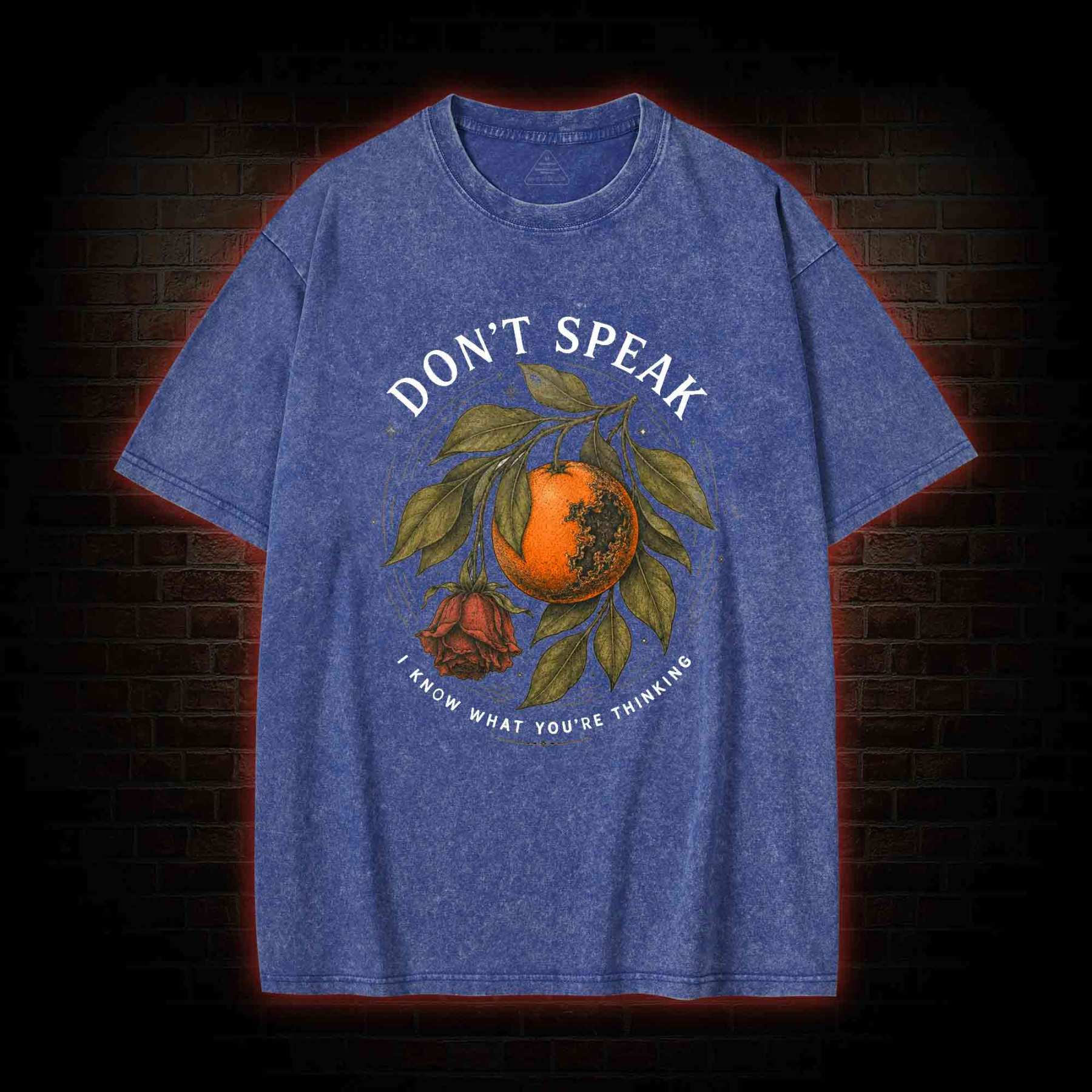 Don’t Speak Orange Washed T-shirt