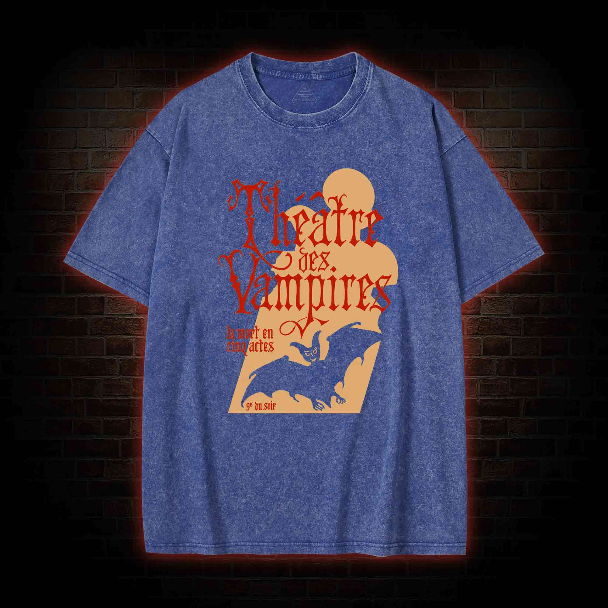 Vampires are Pranksters Washed T-shirt
