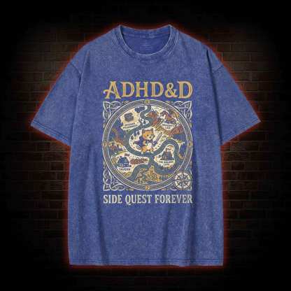 ADHD&D Washed T-shirt
