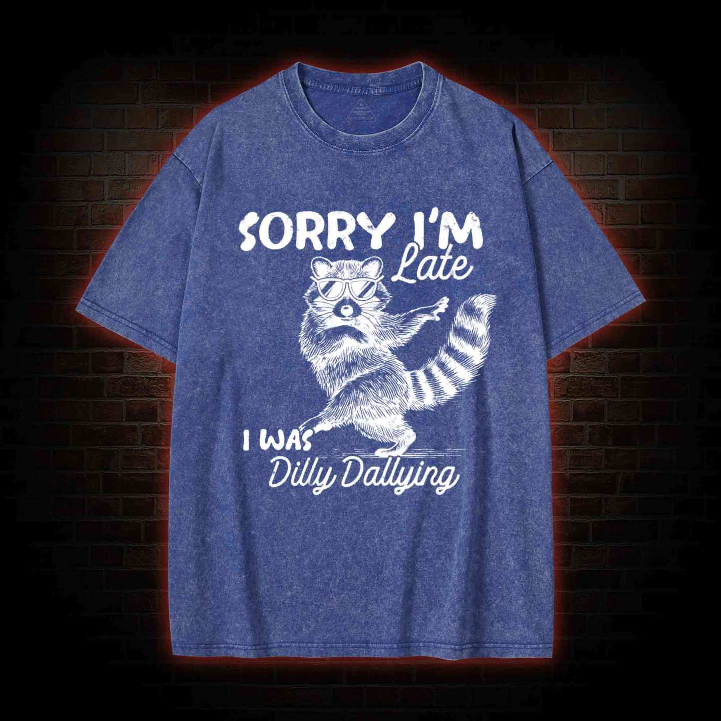 Sorry I'm Late Washed T-shirt