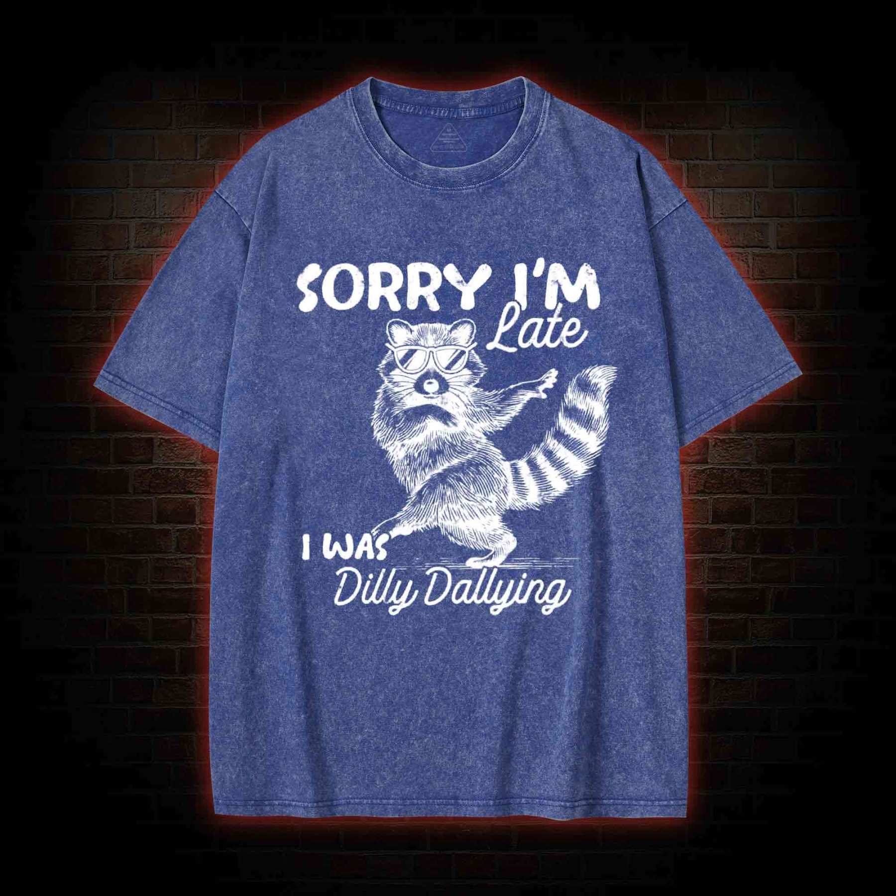Sorry I'm Late Washed T-shirt