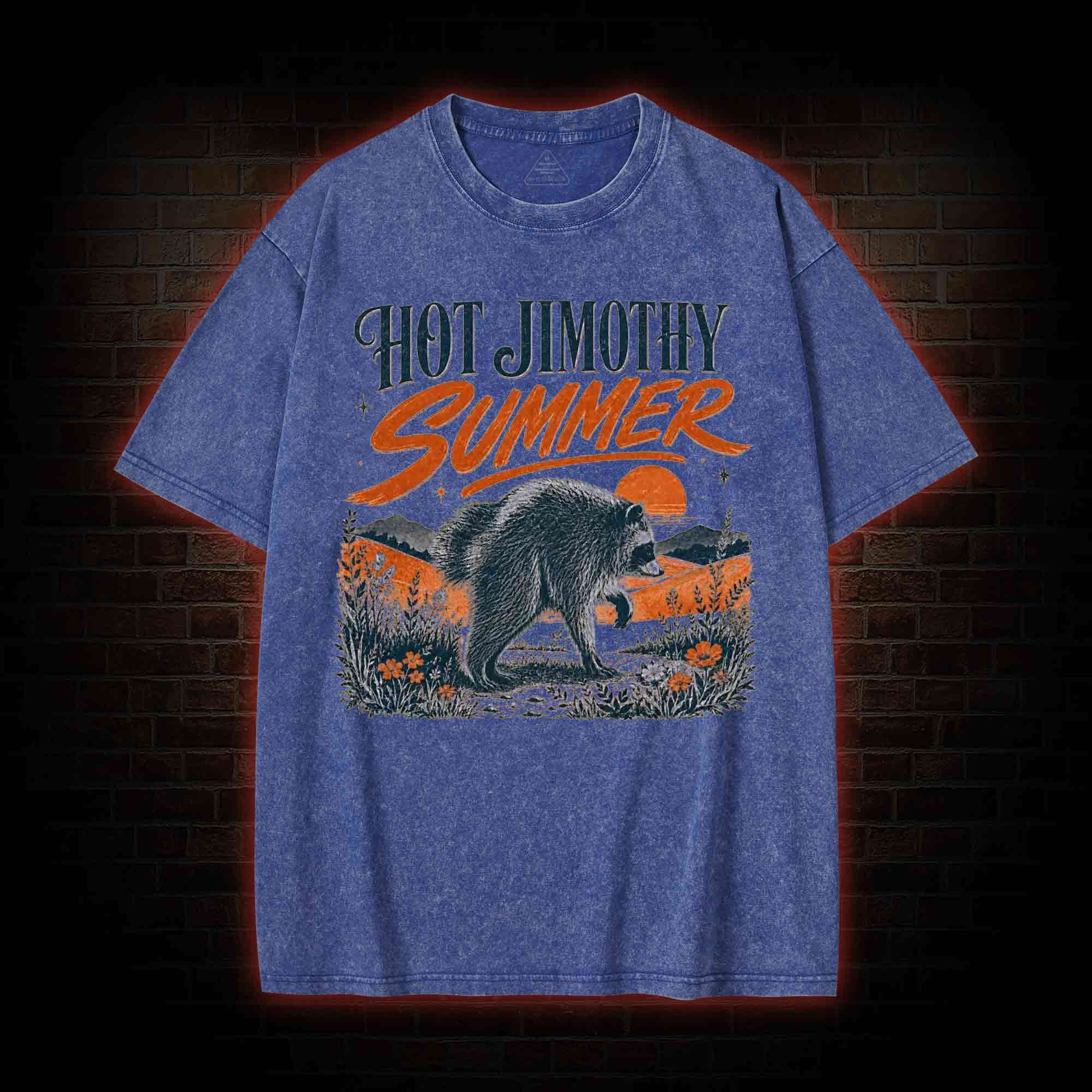 Hot Jimothy Summer Washed T-shirt