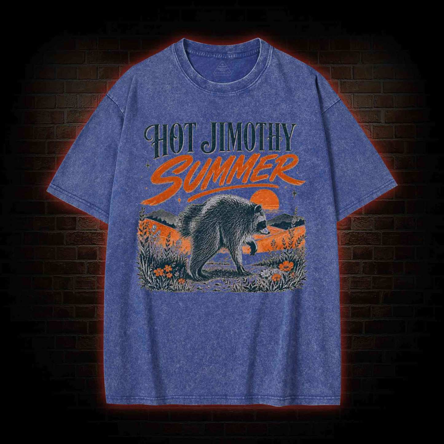 Hot Jimothy Summer Washed T-shirt