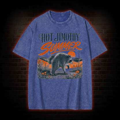 Hot Jimothy Summer Washed T-shirt
