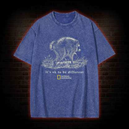 It's Ok to be Different Jimothy Washed T-shirt