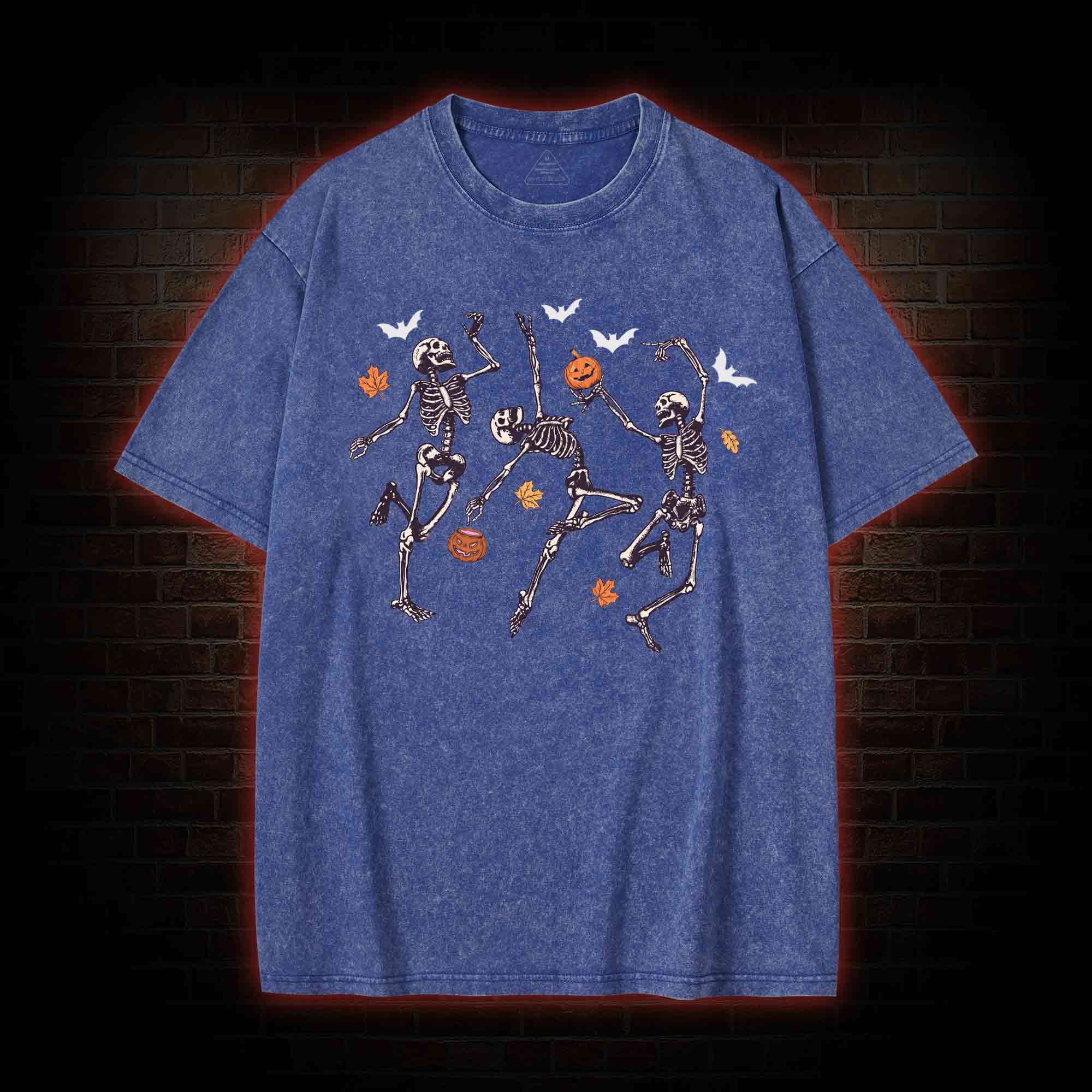 Dancing Skeletons Washed T-shirt