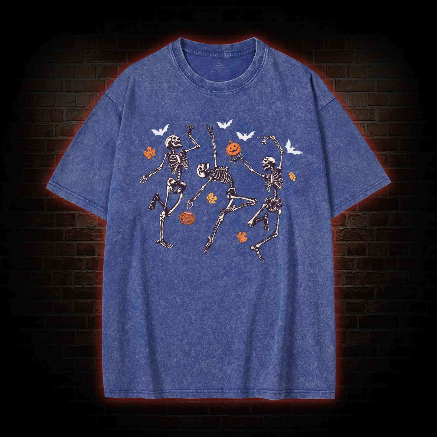 Dancing Skeletons Washed T-shirt