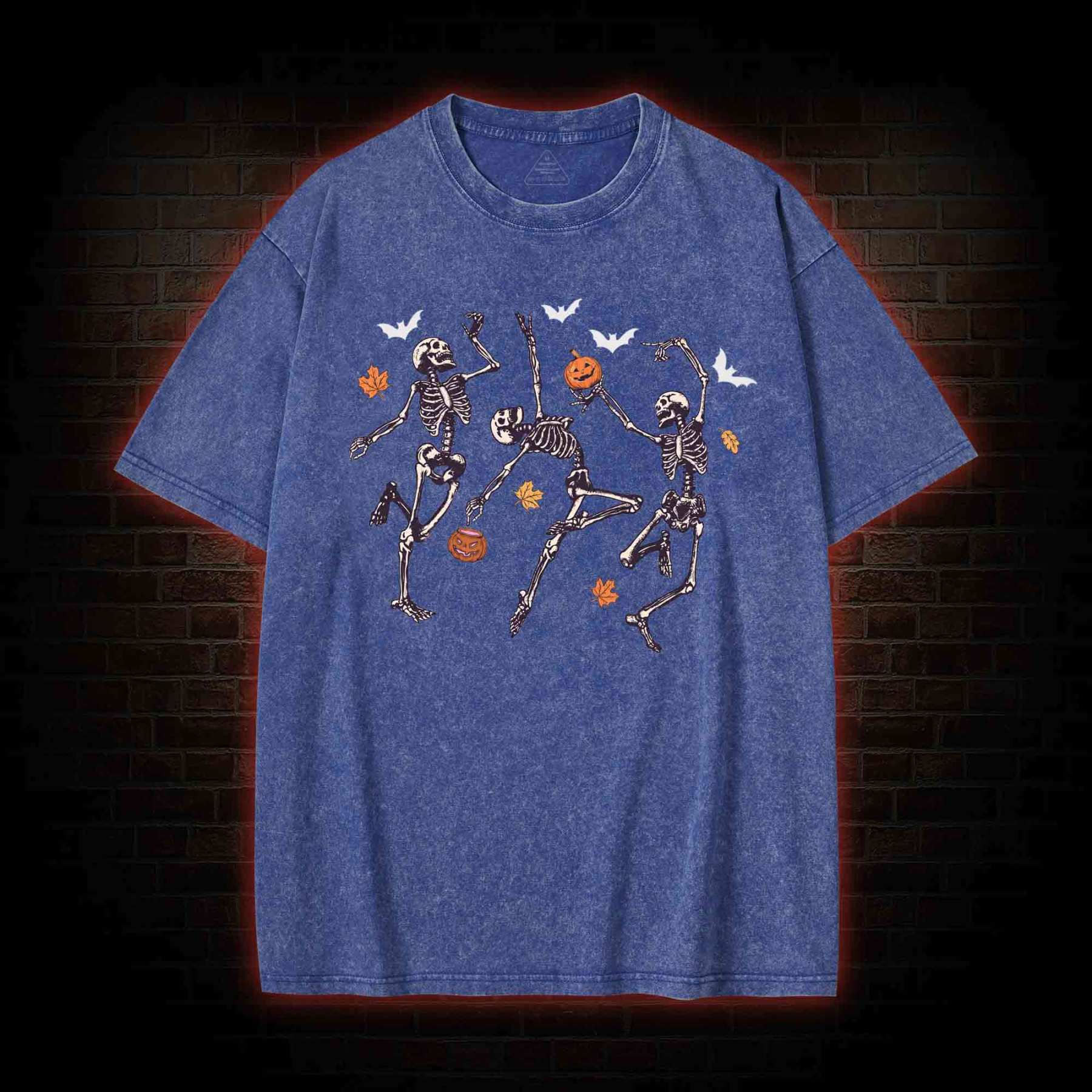 Dancing Skeletons Washed T-shirt