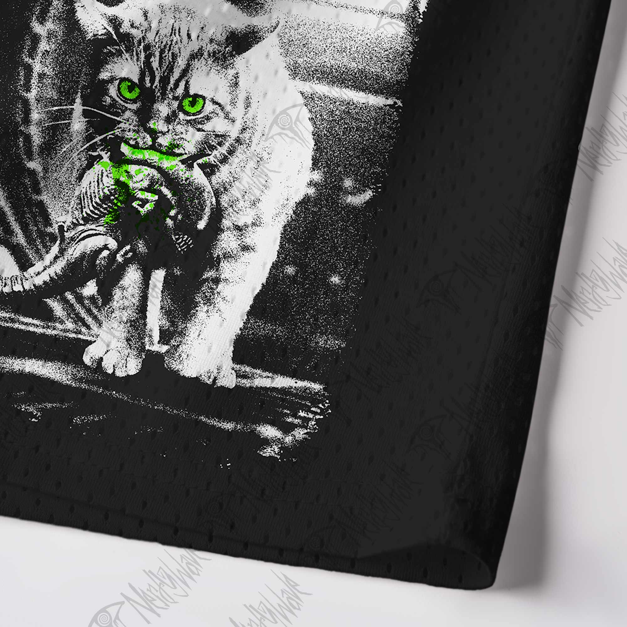 Alien Cat Mesh Jersey Tank Top