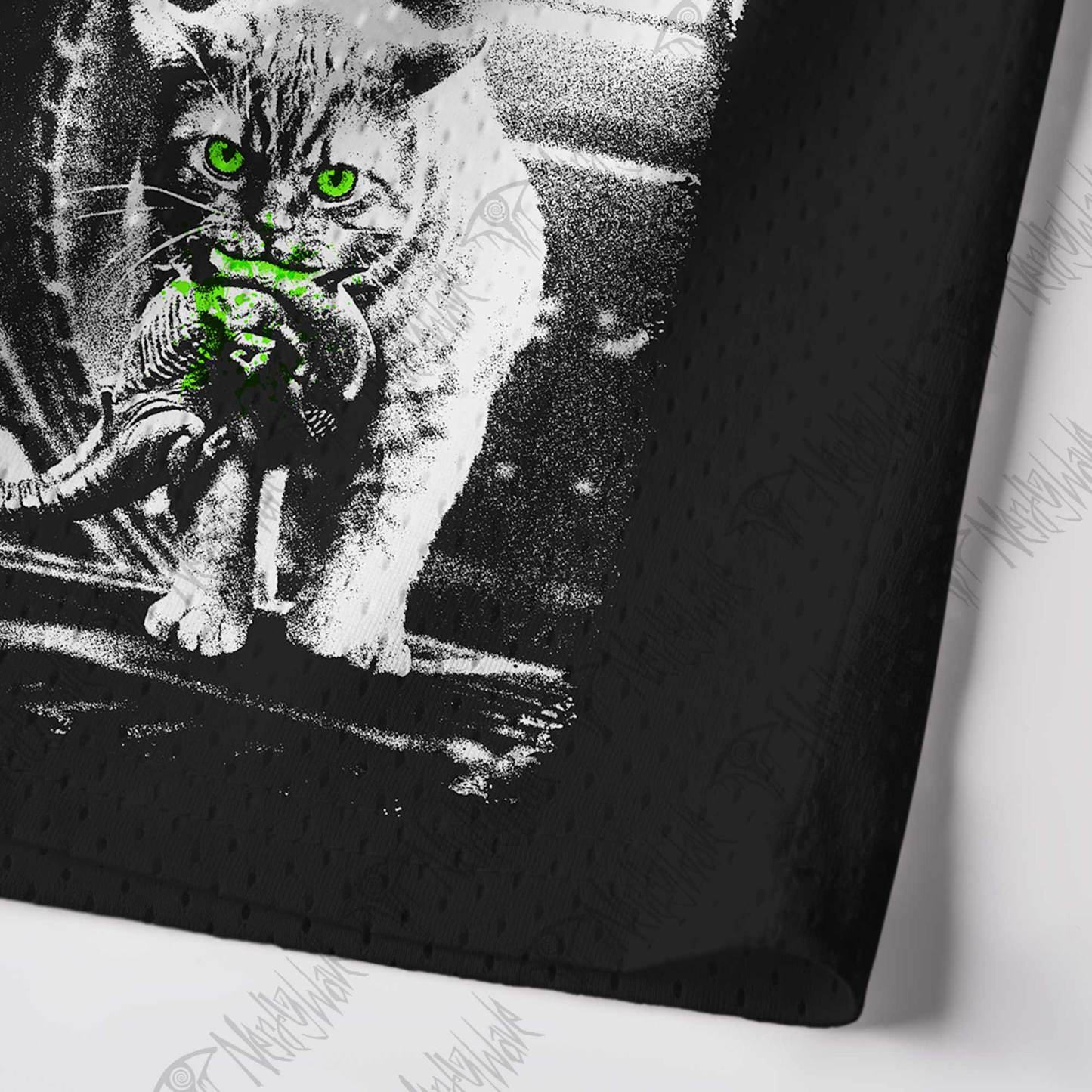 Alien Cat Mesh Jersey Tank Top