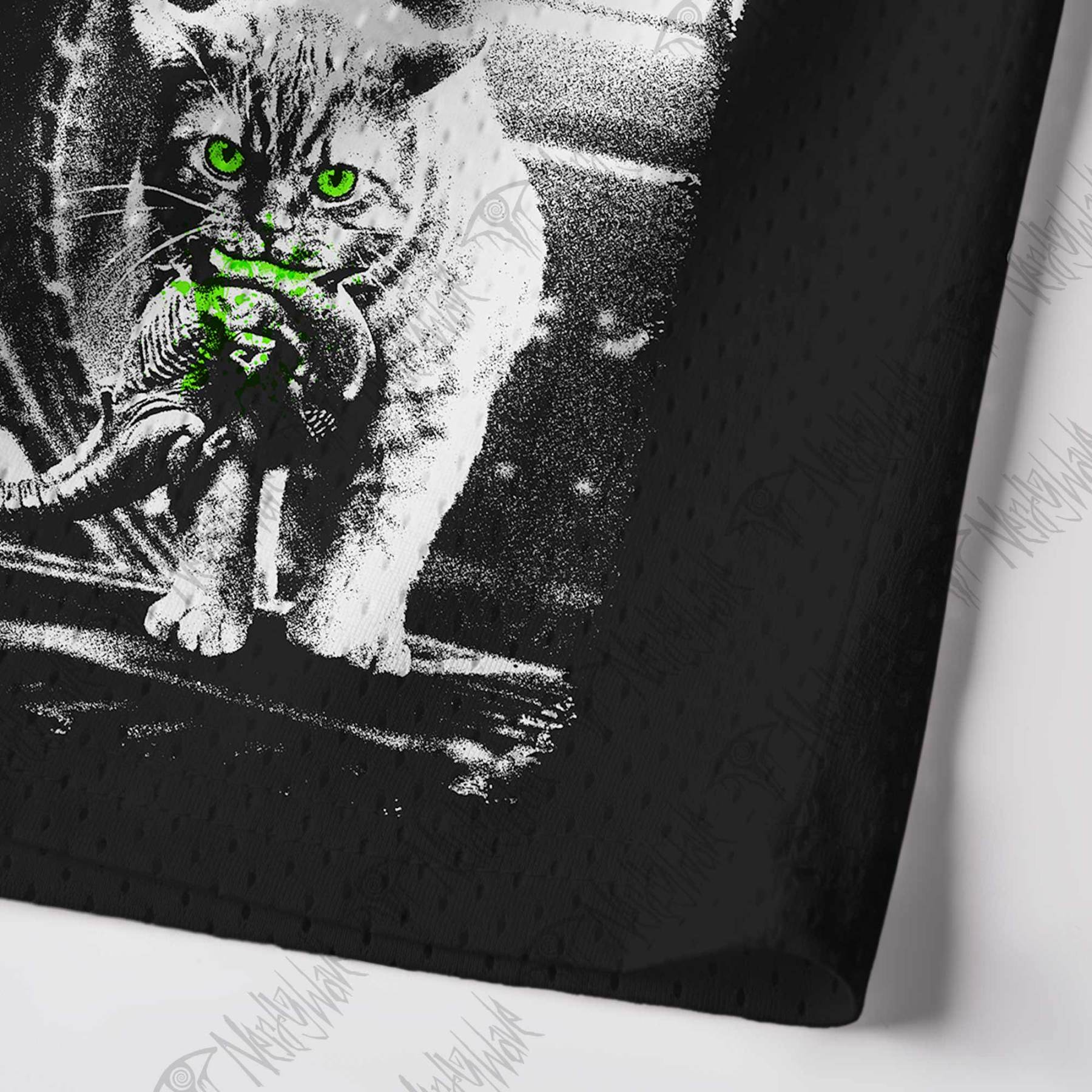Alien Cat Mesh Jersey Tank Top