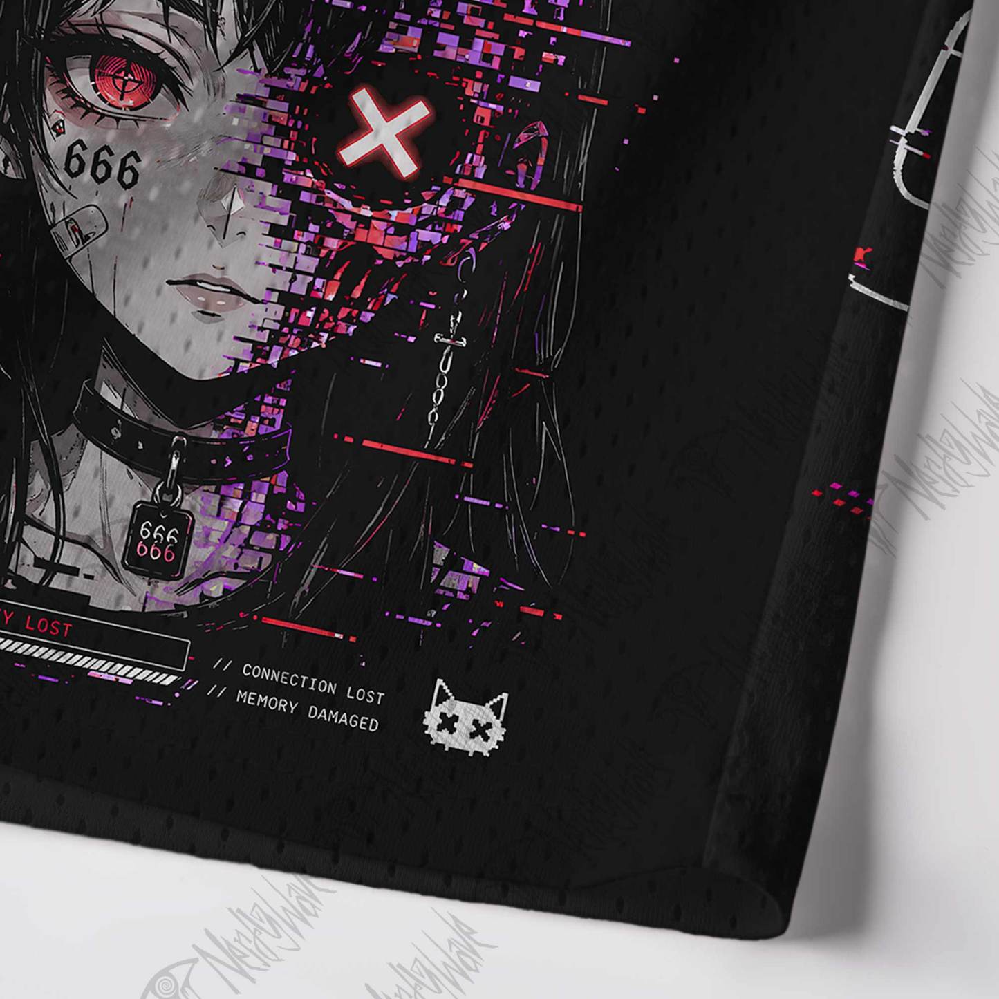 System Damage Mesh Jersey Tank Top