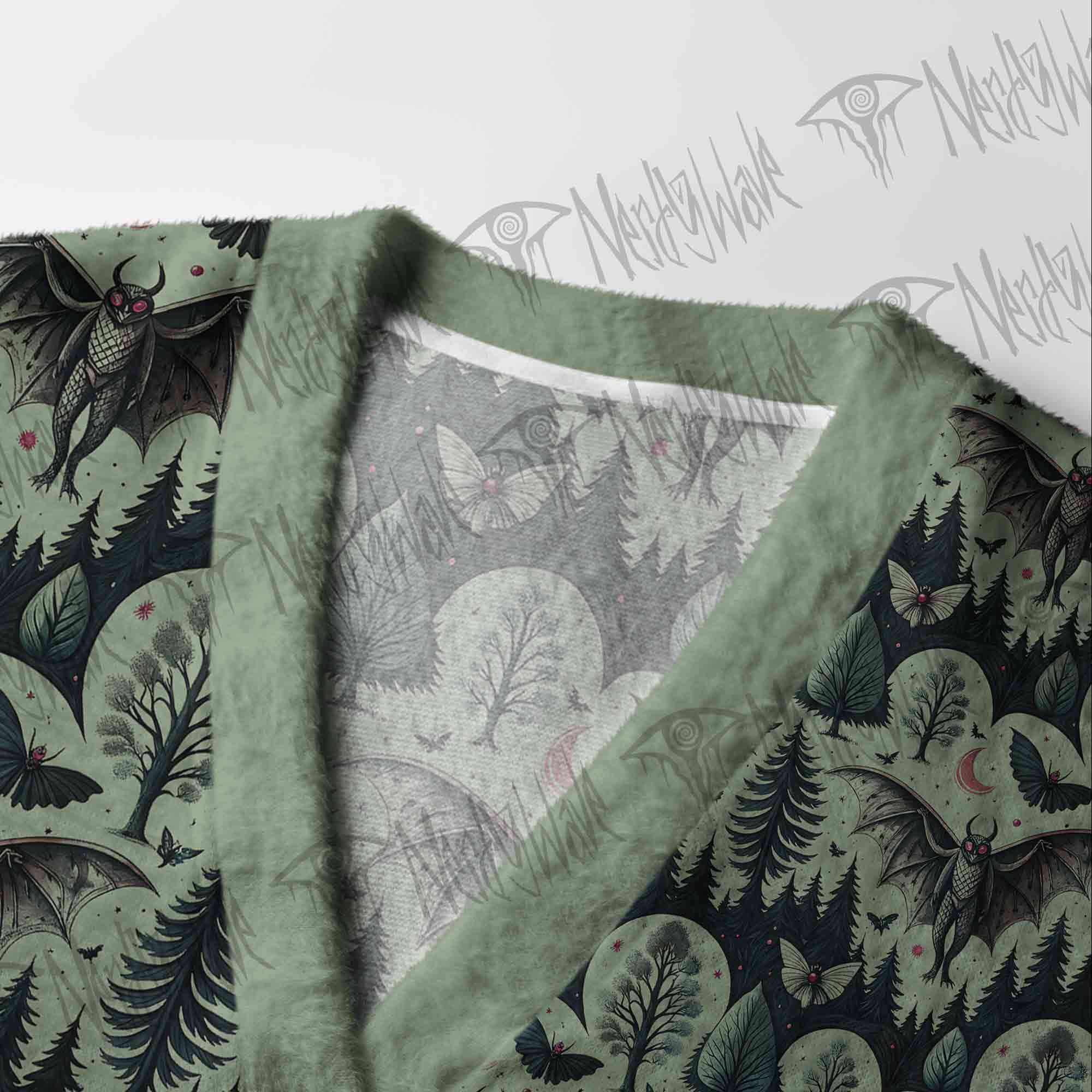Home of the Mothman Cardigan Sweater