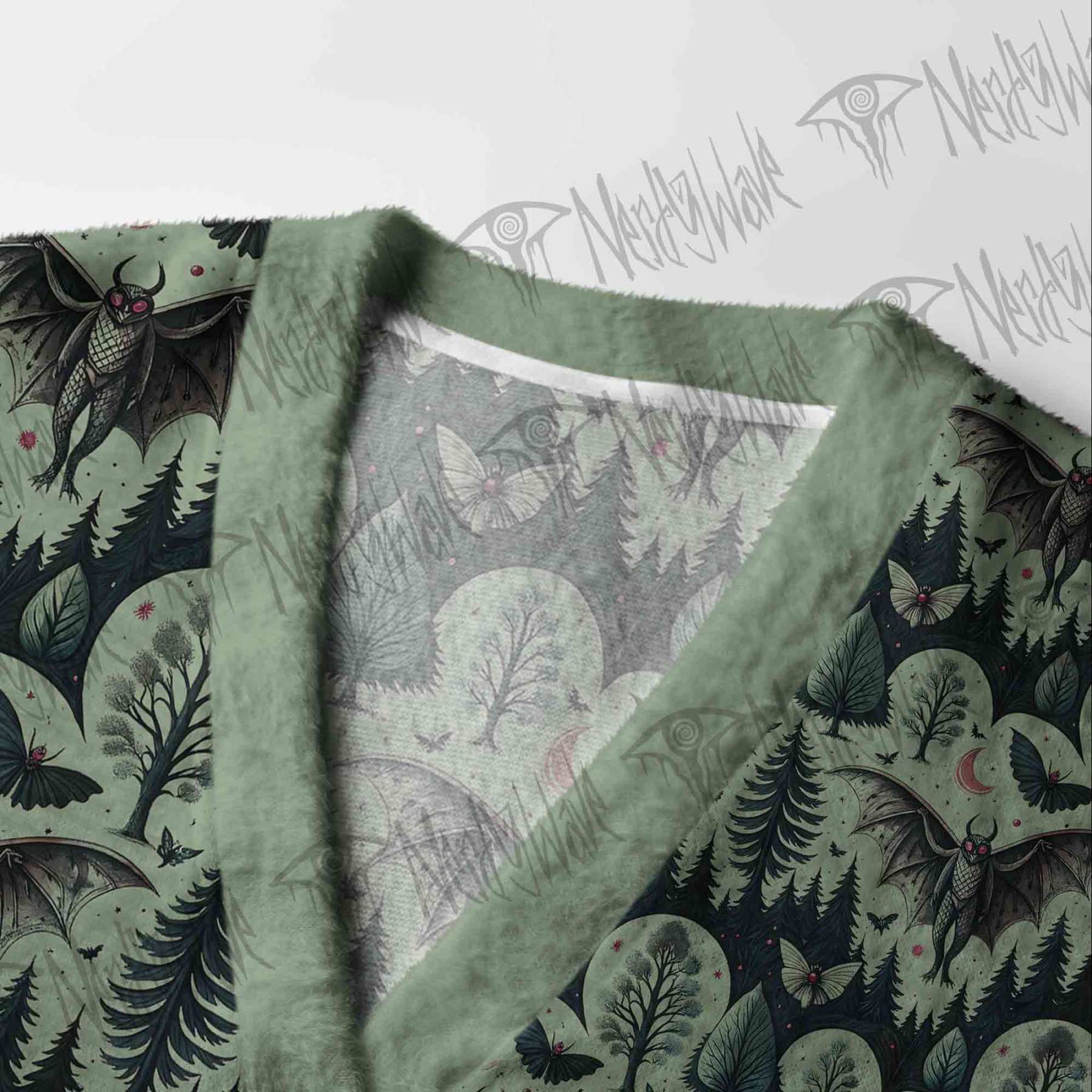 Home of the Mothman Cardigan Sweater