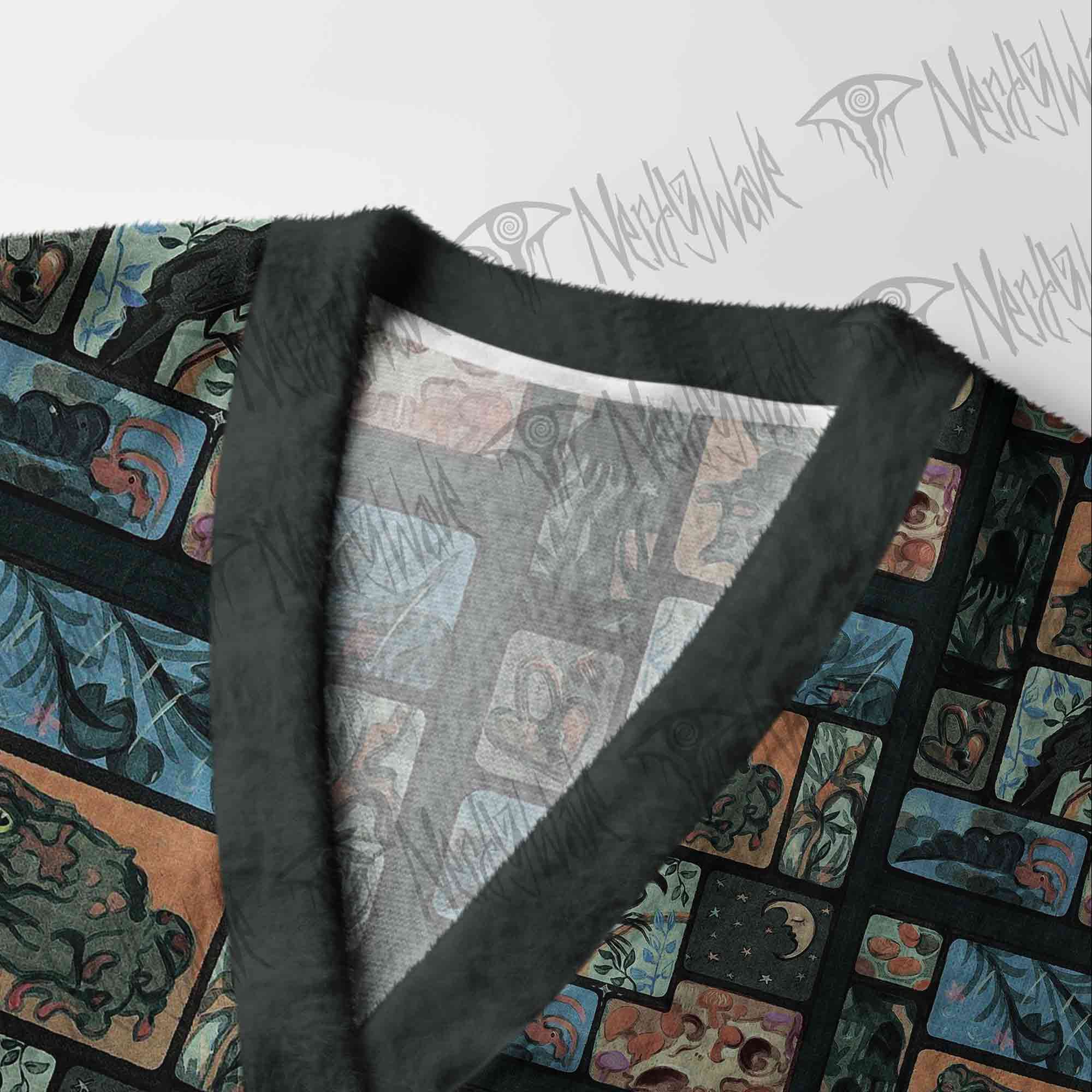 Frogs and Crows Cardigan Sweater