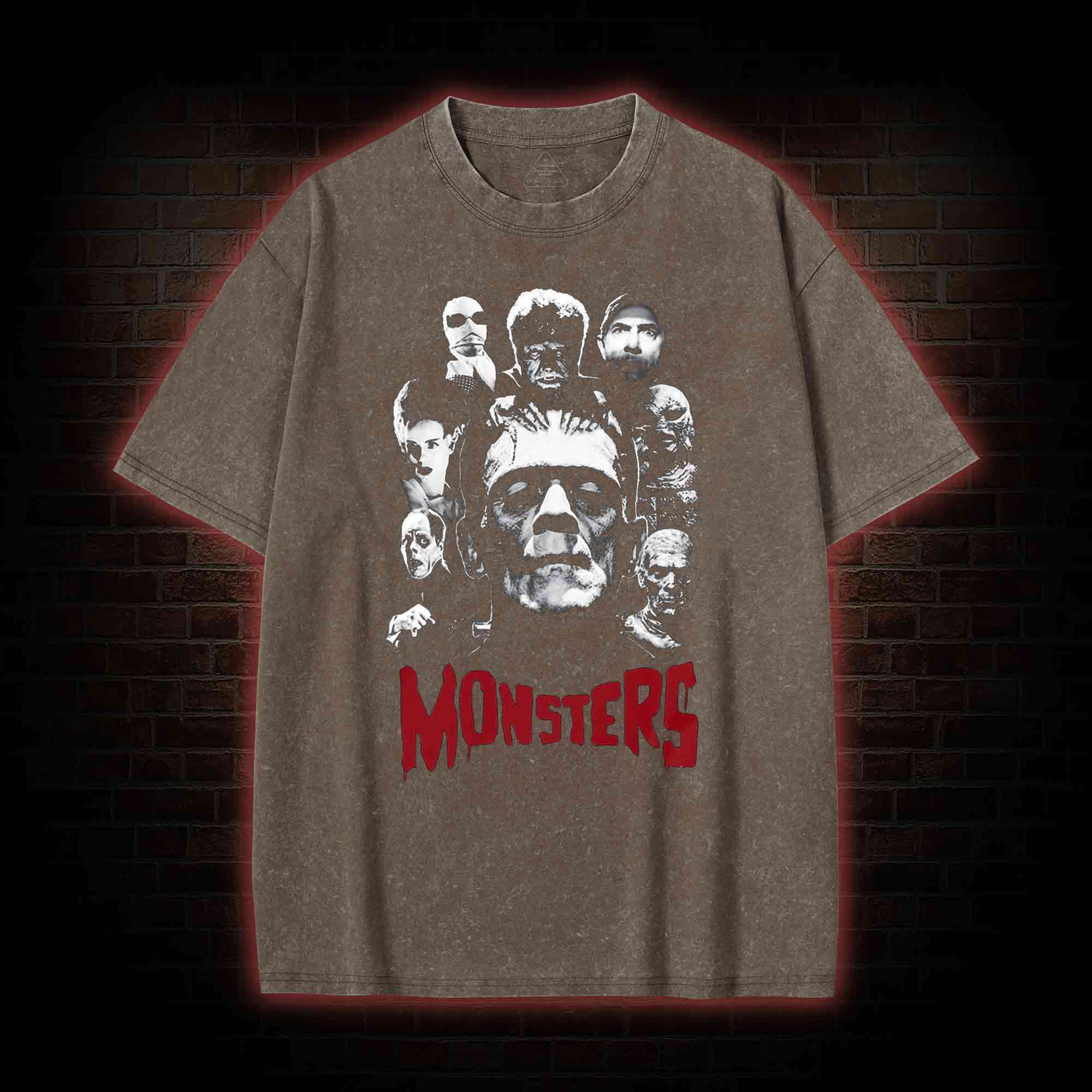 Monsters Washed T-shirt