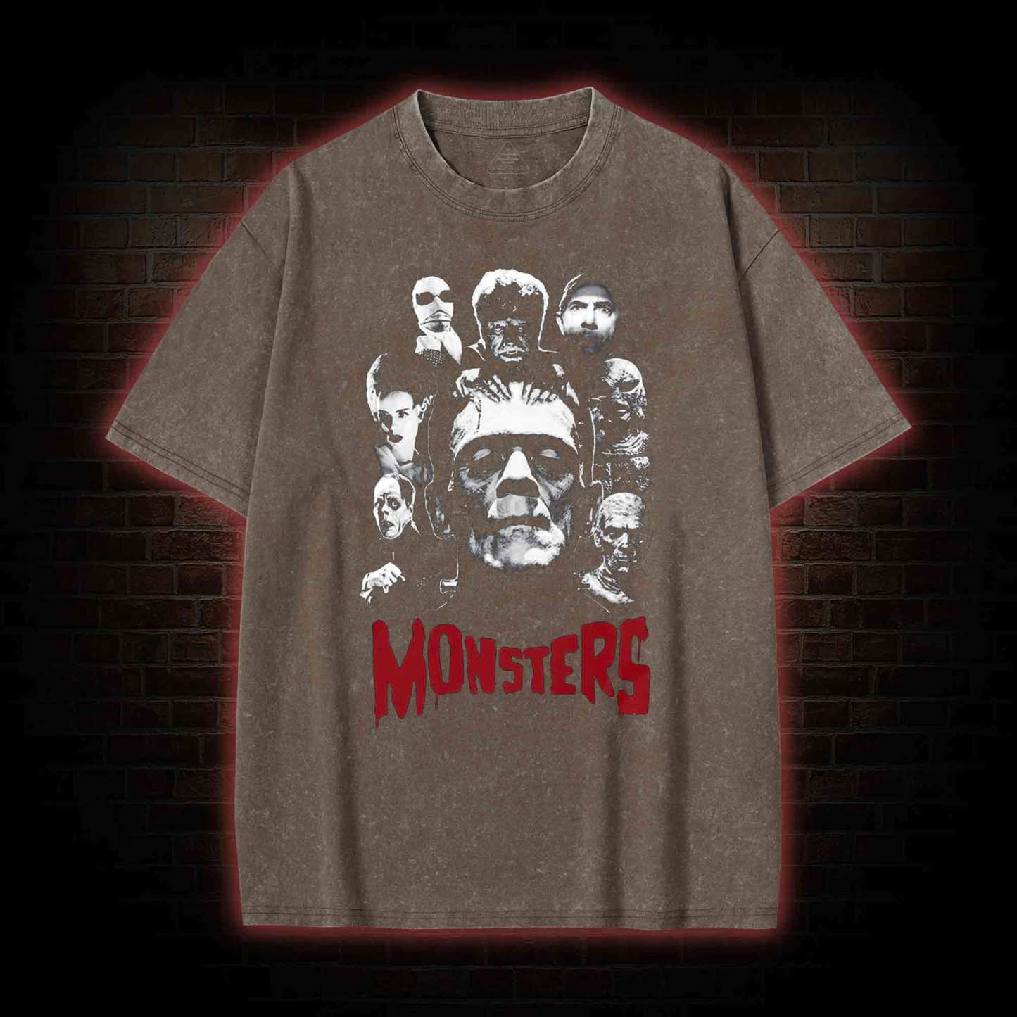 Monsters Washed T-shirt