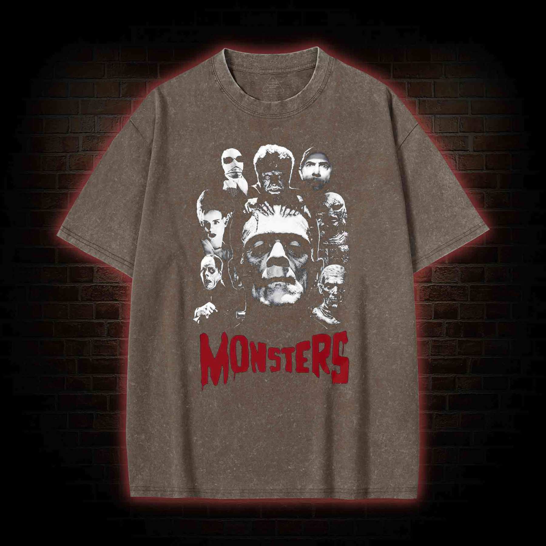 Monsters Washed T-shirt