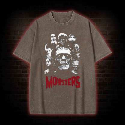 Monsters Washed T-shirt