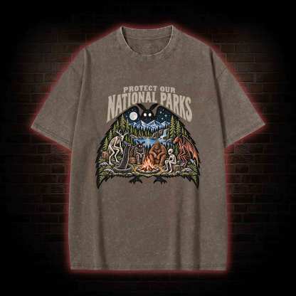 Protect Our National Parks Washed T-shirt