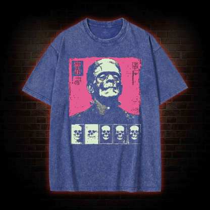 The Man Who Made a Monster Washed T-shirt