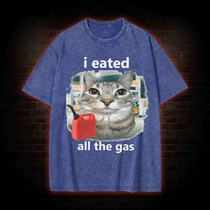 I Eated All the Gas Washed T-shirt