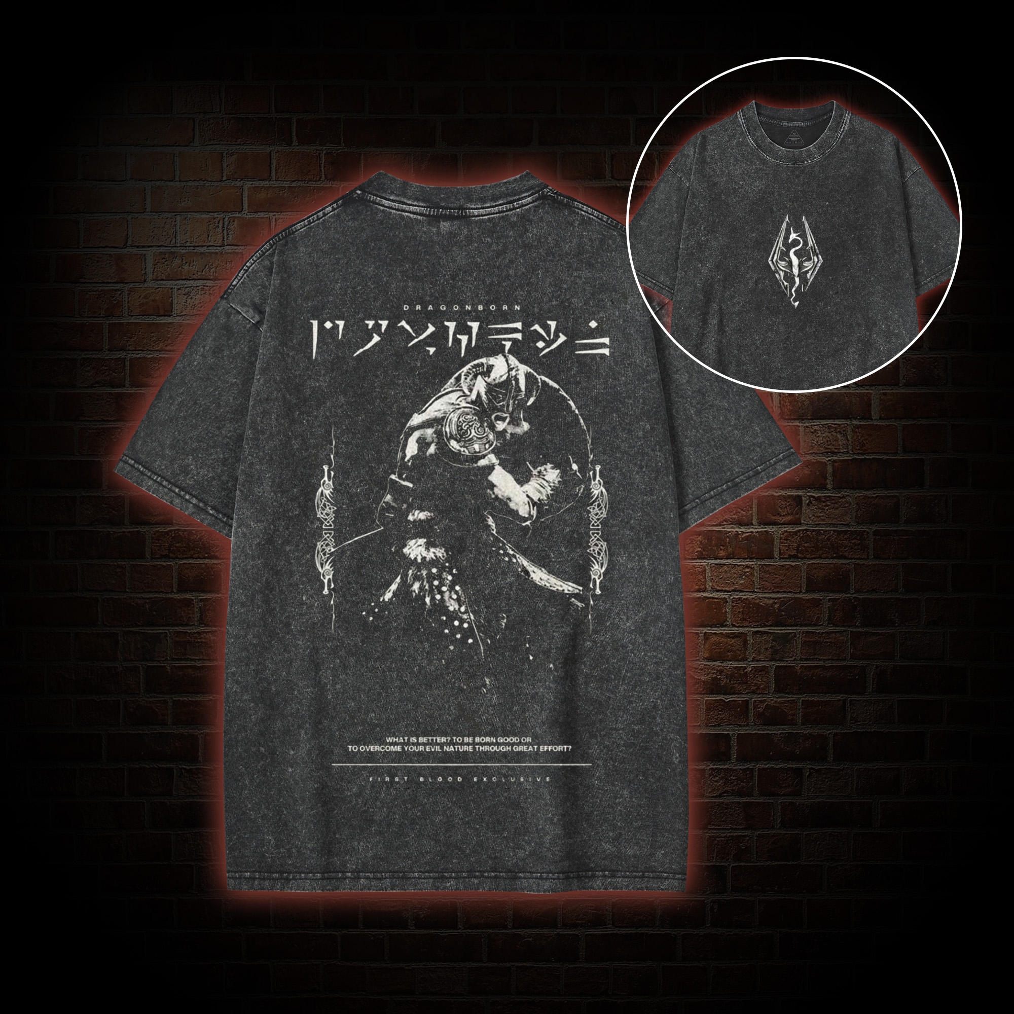 Dragonborn Washed T-shirt