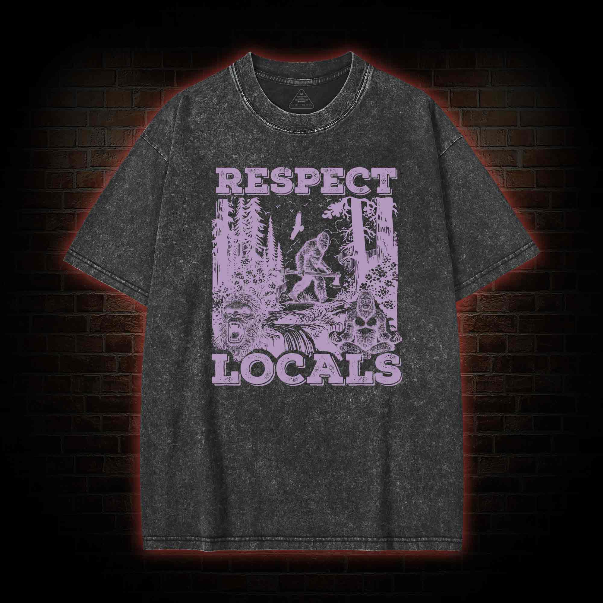 Respect Locals Washed T-shirt