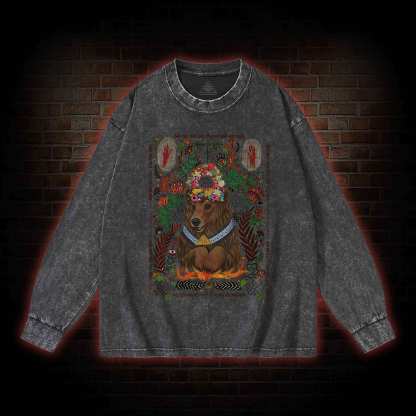 We View Life as a Circle Washed Long-Sleeve T-shirt