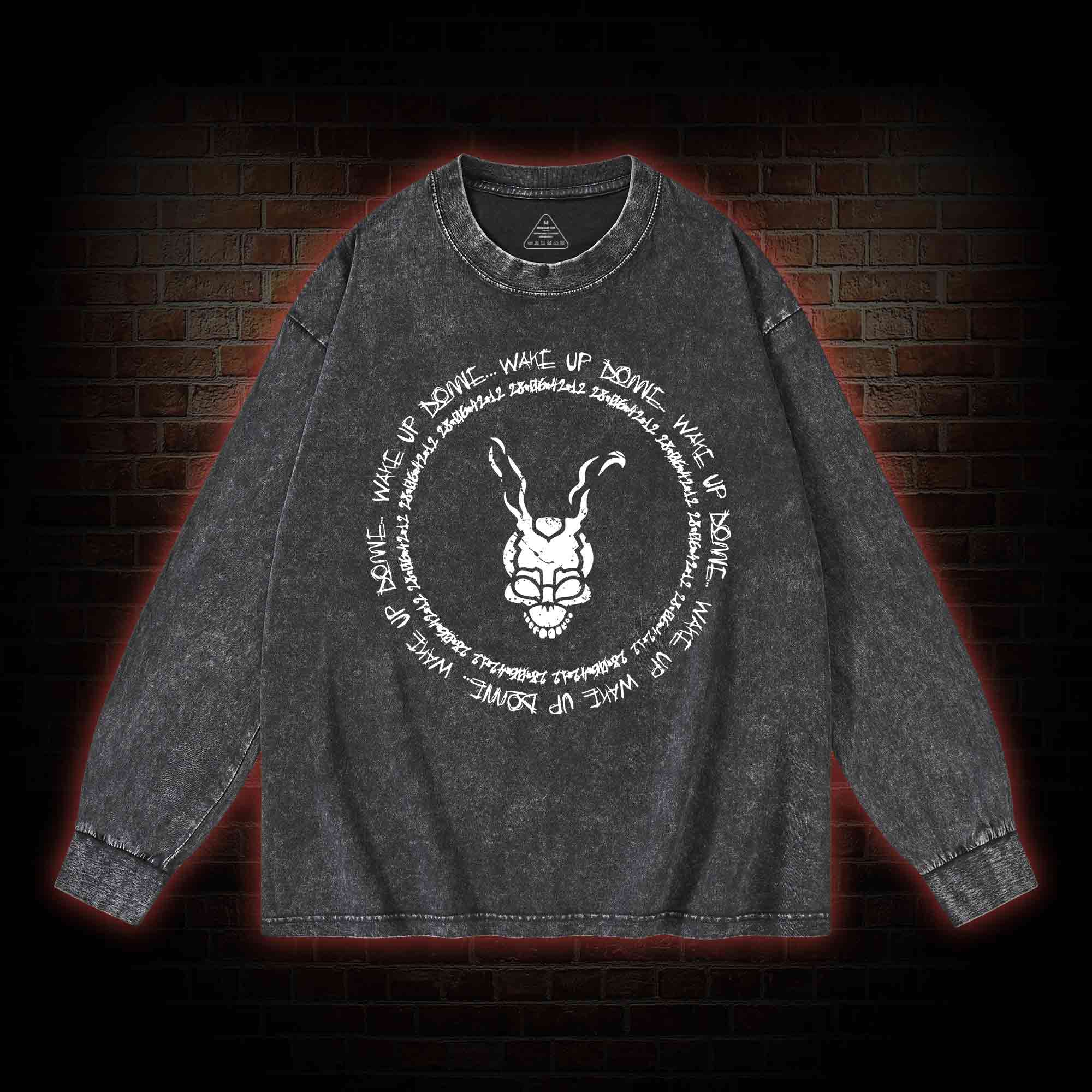 Wake Up Donnie Washed Long-Sleeve T-shirt
