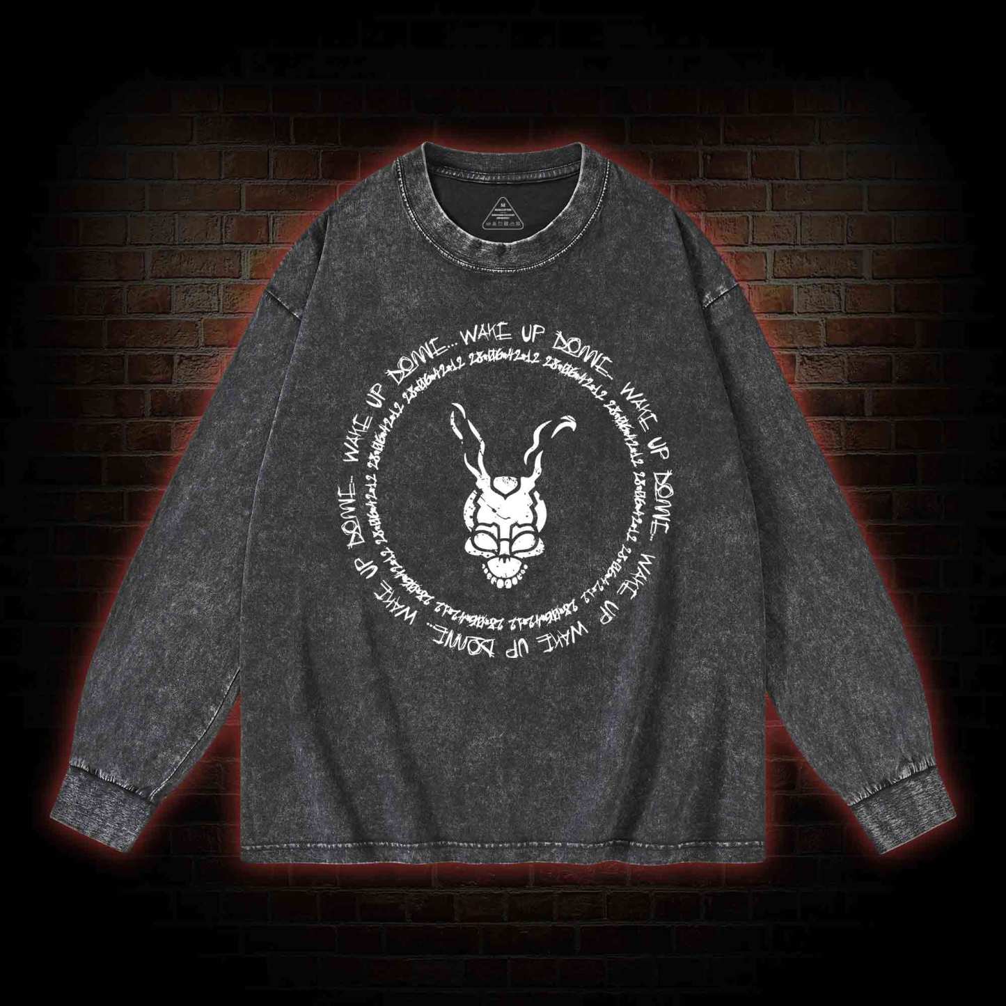 Wake Up Donnie Washed Long-Sleeve T-shirt