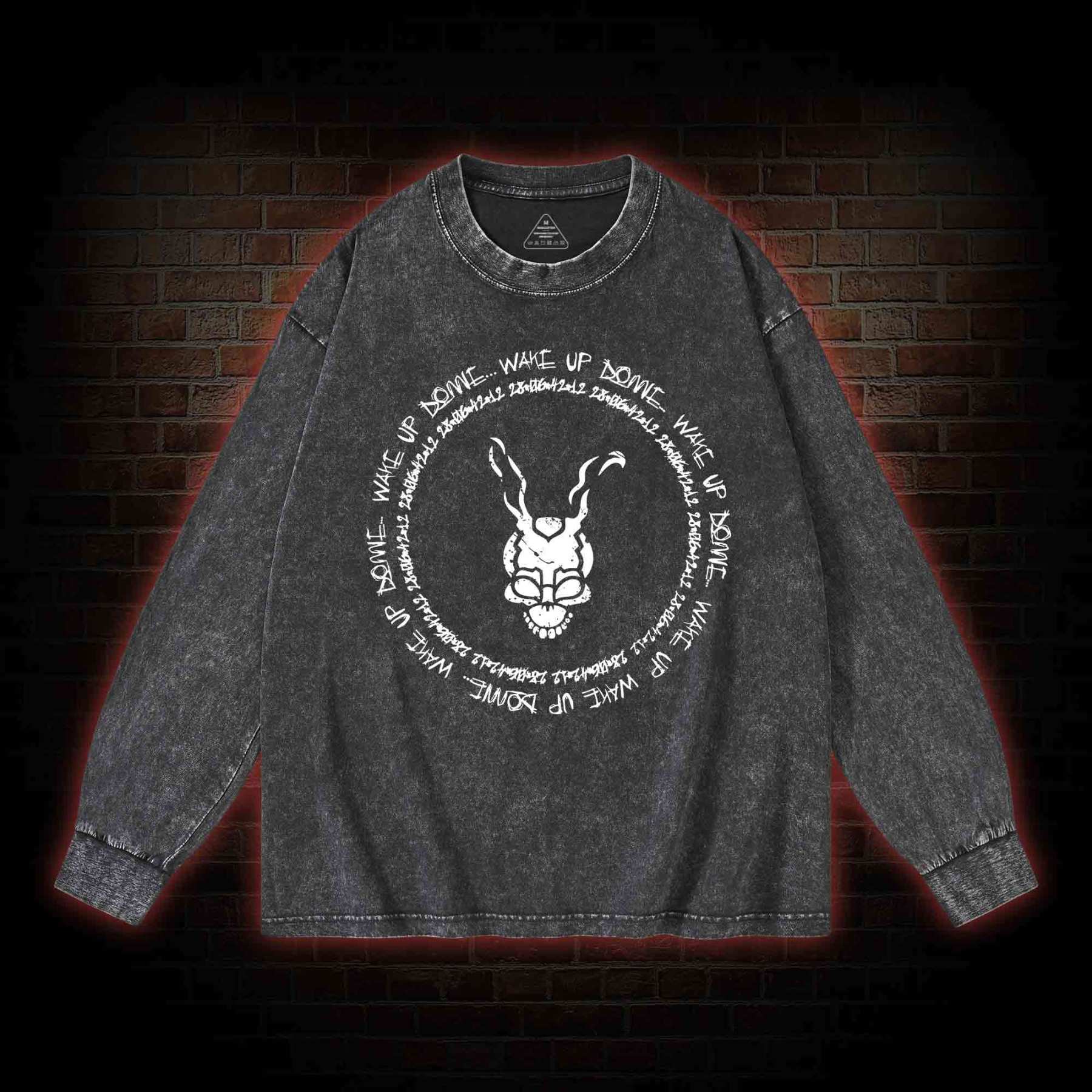 Wake Up Donnie Washed Long-Sleeve T-shirt